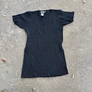 Black vintage calvin klein ribbed